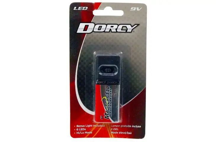 Dorcy 9V Snap On LED Flashlight - view 4